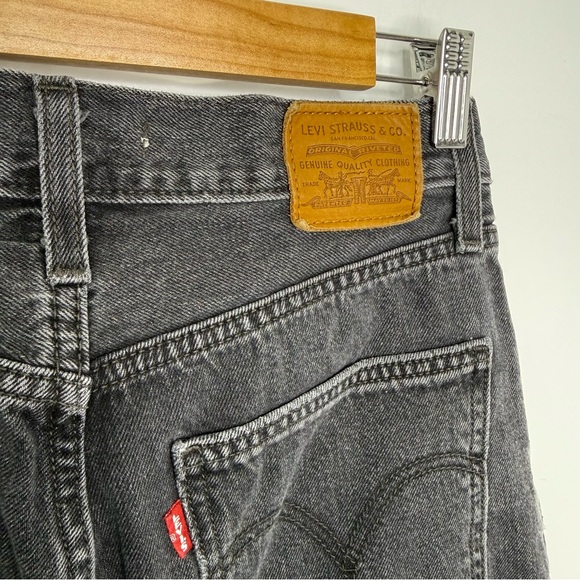 LEVI’S Washed Black Slouchy Relaxed Dad Jeans - Picture 6 of 7